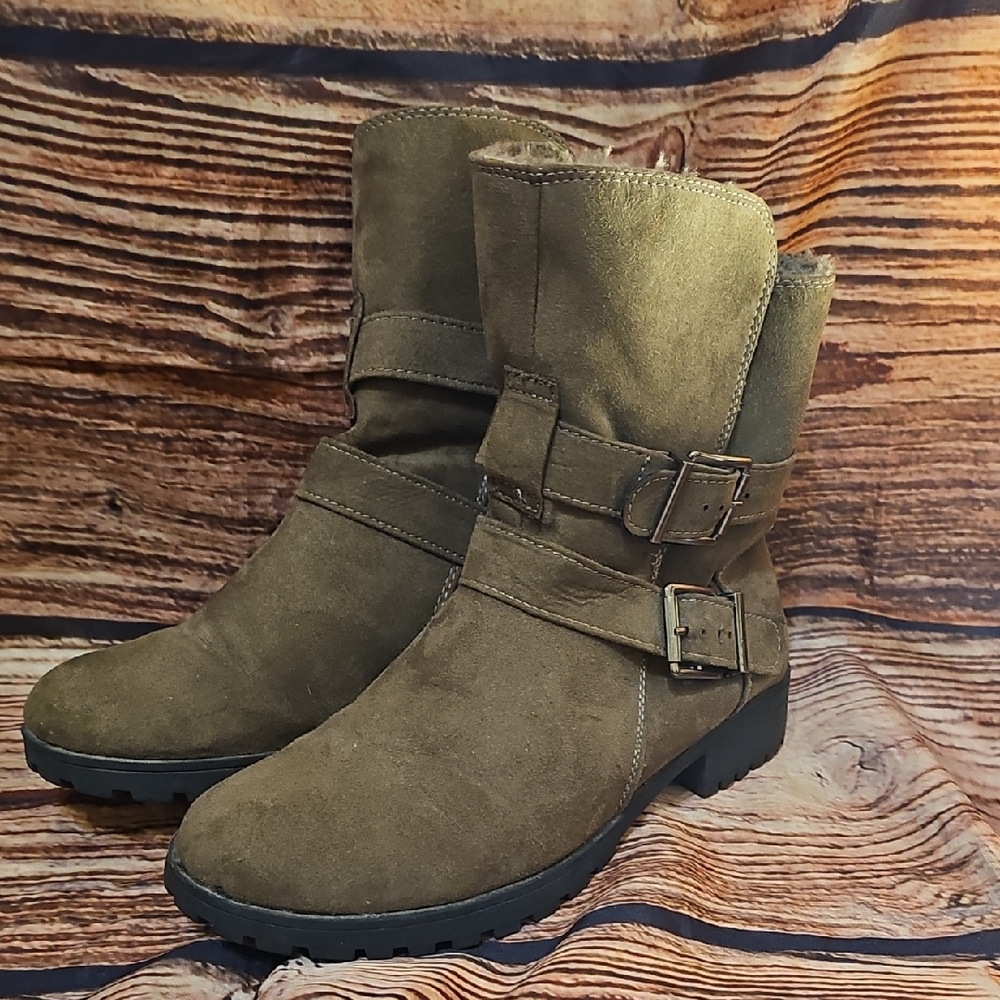 BRASH Casual Brown Booties size 8